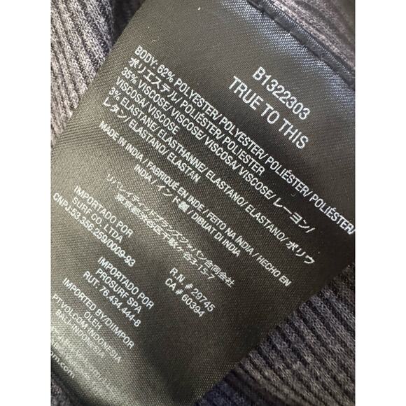 NWT VOLCOM Womens XL Gray Tank Knit Ribbed Dress Backless Bodycon Dress #5782 - Picture 14 of 15